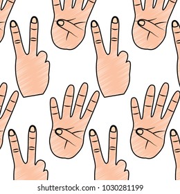 hand gesture pattern image 