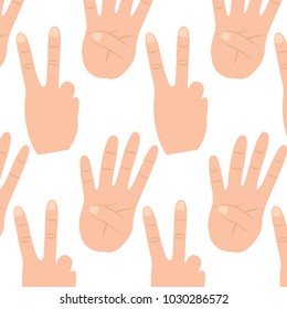 hand gesture pattern image 