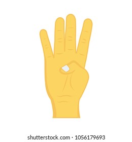 hand gesture sign 