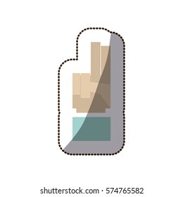 Hand gesture sign icon vector illustration graphic design