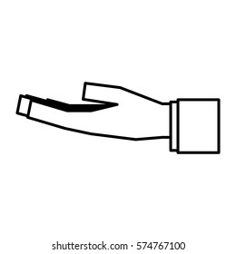 Hand gesture sign icon vector illustration graphic design
