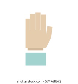 Hand gesture sign icon vector illustration graphic design