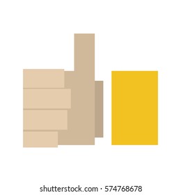 Hand gesture sign icon vector illustration graphic design