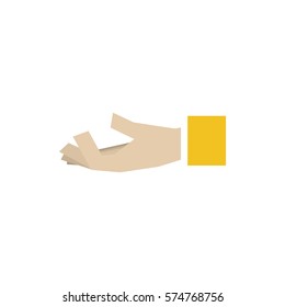 Hand gesture sign icon vector illustration graphic design