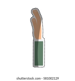 Hand gesture sign icon vector illustration graphic design