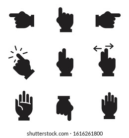 Hand Gesture Vector Icon Design