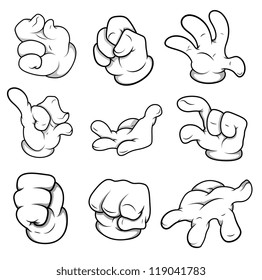 Hand Gesture - Vector Illustrations