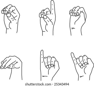 Hand gestures