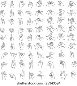 Hand gestures