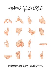 Hand gestures