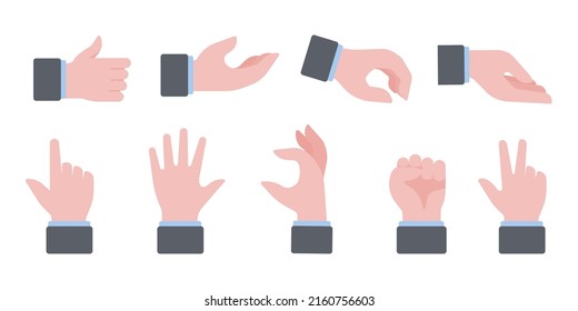 hand gestures of business people element for finance