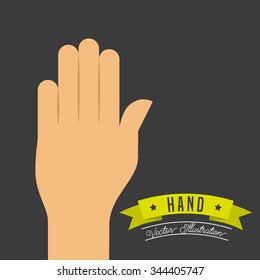 hand gestures design, vector illustration eps10 graphic 