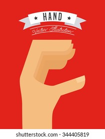 hand gestures design, vector illustration eps10 graphic 