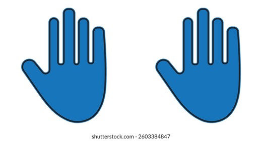 Hand Gestures Icon Set Vector Design