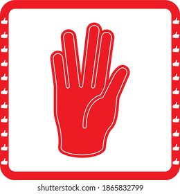 Gestos de mano Iconos de línea diseño vectorial Iconos gestos de mano, gris aislado sobre fondo blanco de líneas delgadas, ilustración vectorial