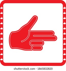 Gestos de mano Iconos de línea diseño vectorial Iconos gestos de mano, gris aislado sobre fondo blanco de líneas delgadas, ilustración vectorial