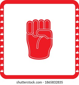 Hand Gestures Line Icons vector design Icons hand gestures, gray isolated on white background of thin lines, vector illustration