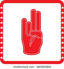 Hand Gestures Line Symbole Vektordesign Symbole Handgesten, grau einzeln auf weißem Hintergrund, Vektorgrafik