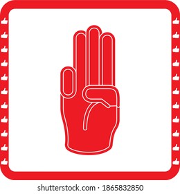 Gestos de mano Iconos de línea diseño vectorial Iconos gestos de mano, gris aislado sobre fondo blanco de líneas delgadas, ilustración vectorial