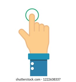Hand gestures lineal icon.