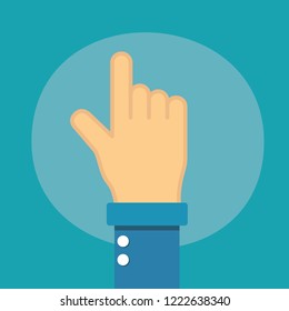 Hand gestures lineal icon.