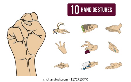 Hand Gestures and movements