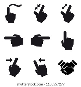Hand gestures and pointers