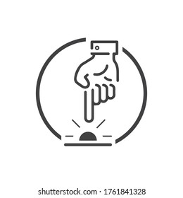  Hand gestures and sign language isolated . Vector illustration of human hands.