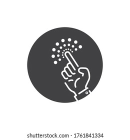  Gestos manuales y lenguaje de signos aislados . Ilustración vectorial de las manos humanas.