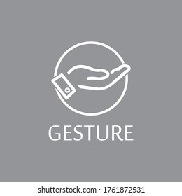  Hand gestures and sign language isolated . Vector illustration of human hands.
