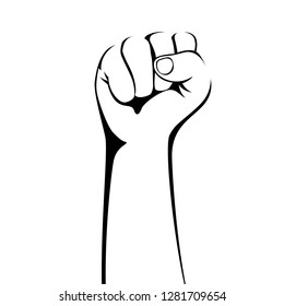 hand gestures , vector illustration , lining draw ,profile