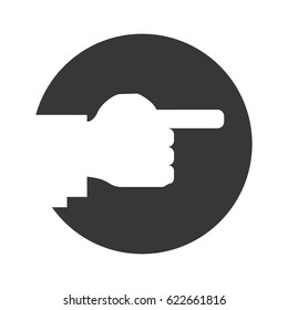 Hand gesturing symbol
