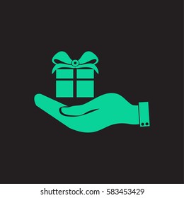 Hand and gift