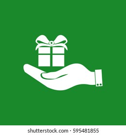 Hand and gift