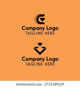 Diseño de logotipo de gema de mano