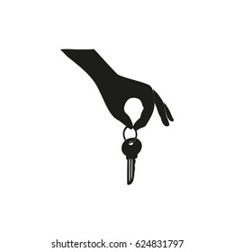 Hand giving the key 
