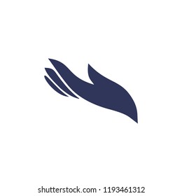 hand giving logo