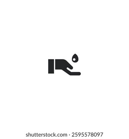 Hand Giving Water Icon – Islamic Charity, Water Donation
