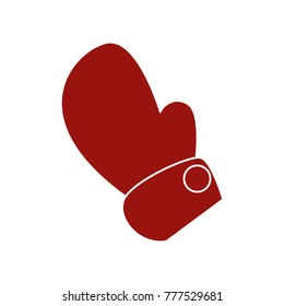 Hand with glove cartoon