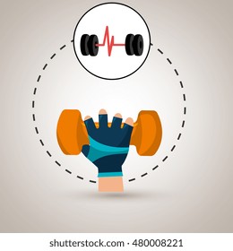 hand glove sport gym