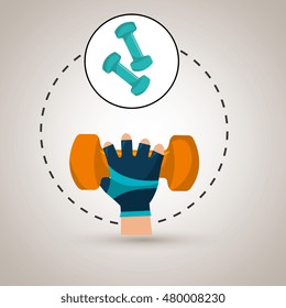 hand glove sport gym
