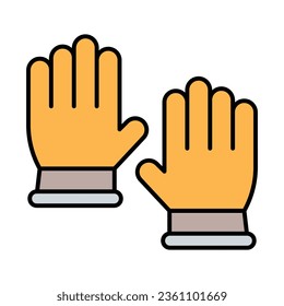 Diseño De Icono De Guantes De Mano Para Uso Personal Y Comercial.