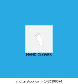 hand gloves icon sign signifier vector