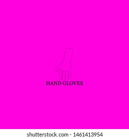 hand gloves icon sign signifier vector