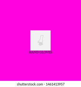 hand gloves icon sign signifier vector