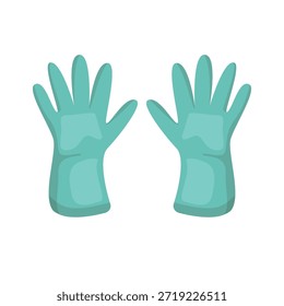 Icono de guantes de mano, Ilustración vectorial de guantes de mano, guantes de arte de Clip
