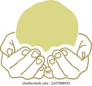 the hand goding precious thing illustration