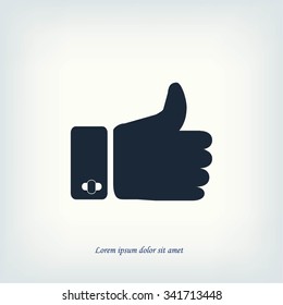   hand. good vector 