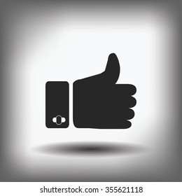   hand. good vector 