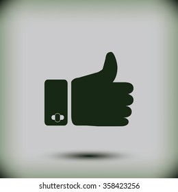   hand. good vector 